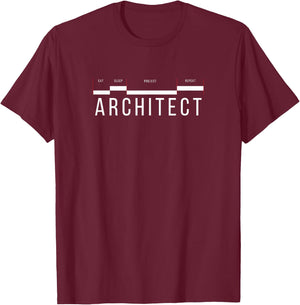 Architects life T-Shirt - T-Shirt | Maroon