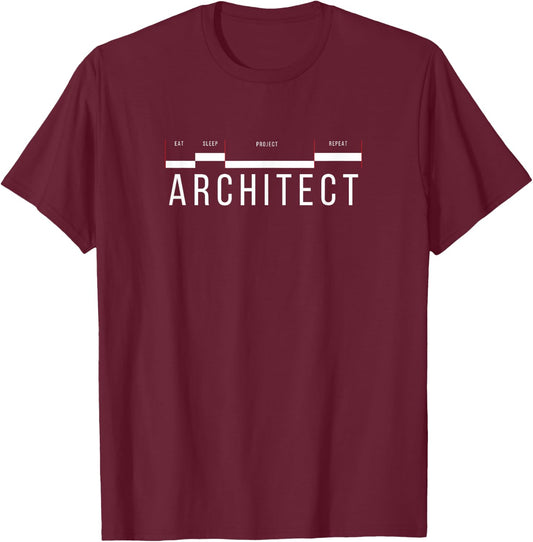 Architects life T-Shirt - T-Shirt | Maroon