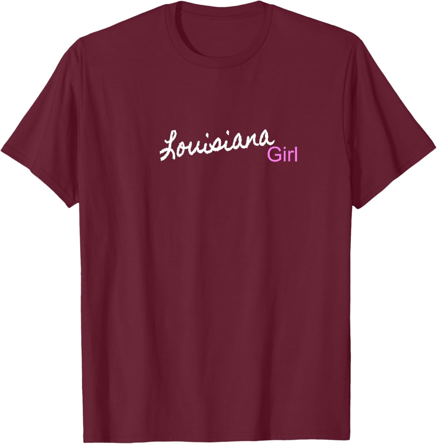 Louisiana Girl Apparel & Kids Louisiana T-Shirt - T-Shirt | Maroon