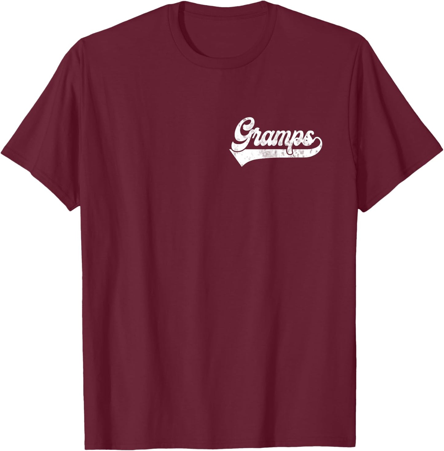 Gramps Vintage Retro Father's Day for Papa Grandpa T-Shirt - T-Shirt | Maroon