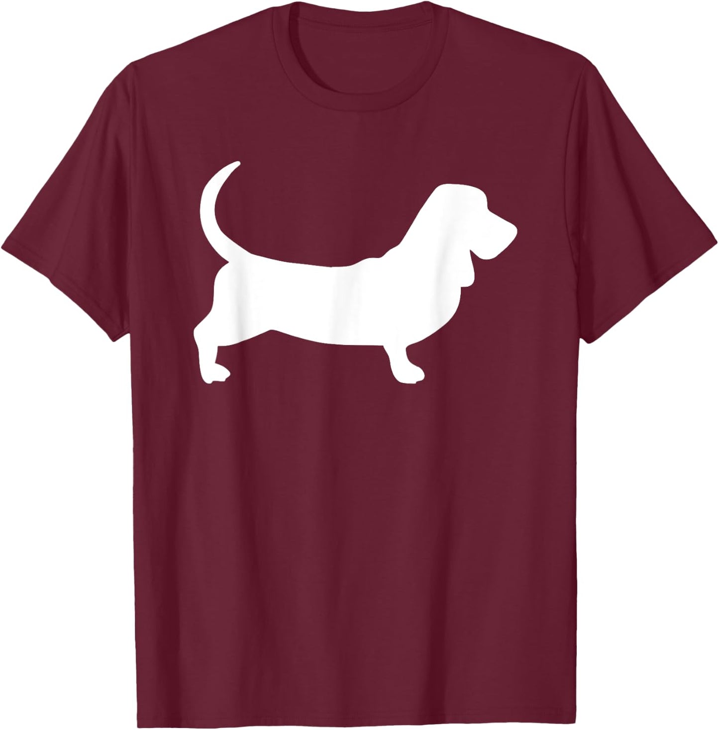 Basset hound T-Shirt - T-Shirt | Maroon