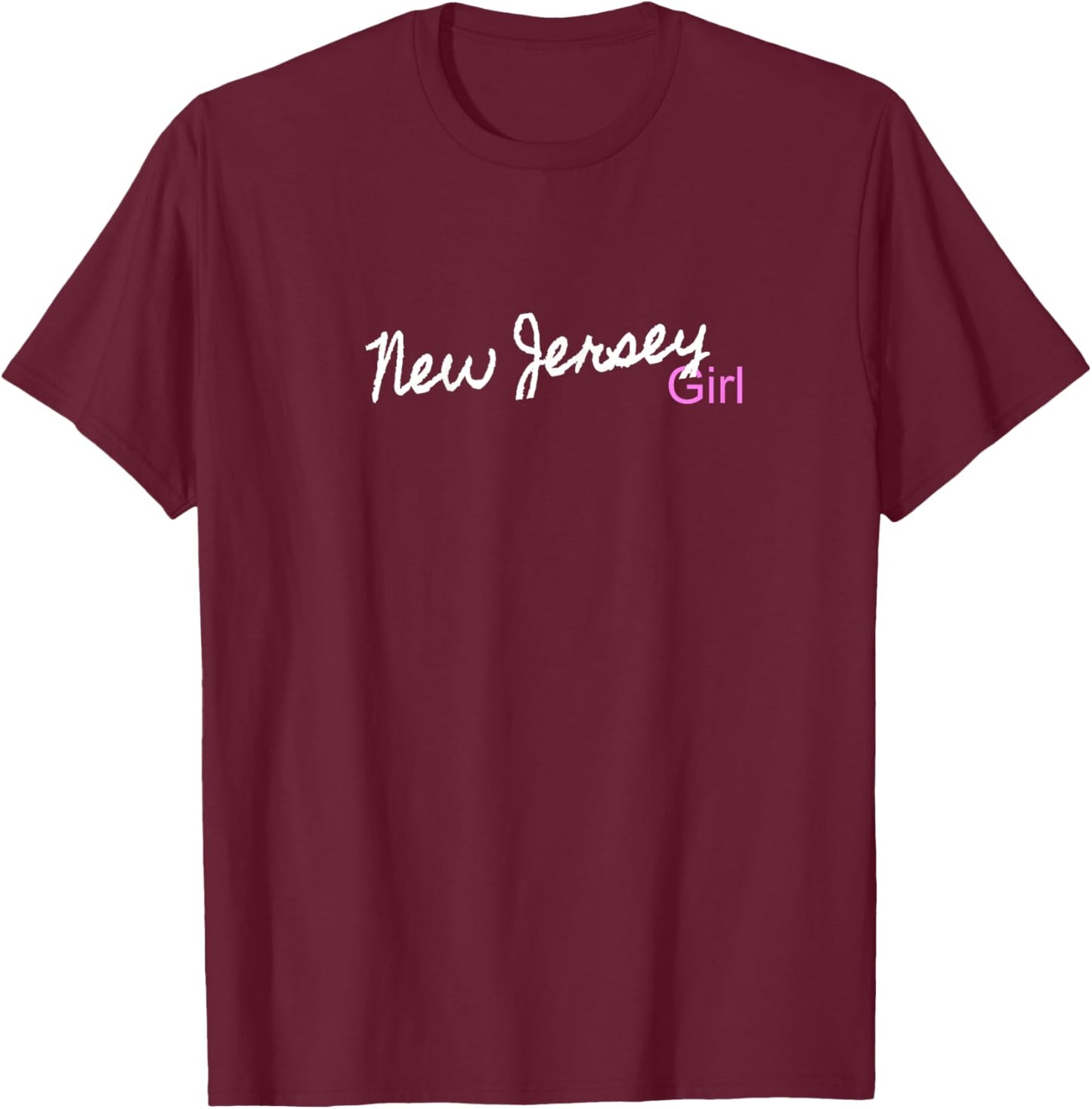 New Jersey Girl Apparel & Kids New Jersey T-Shirt - T-Shirt | Maroon