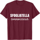 Sfogliatella Connoisseur Italian Dessert Lovers T-Shirt - T-Shirt | Maroon