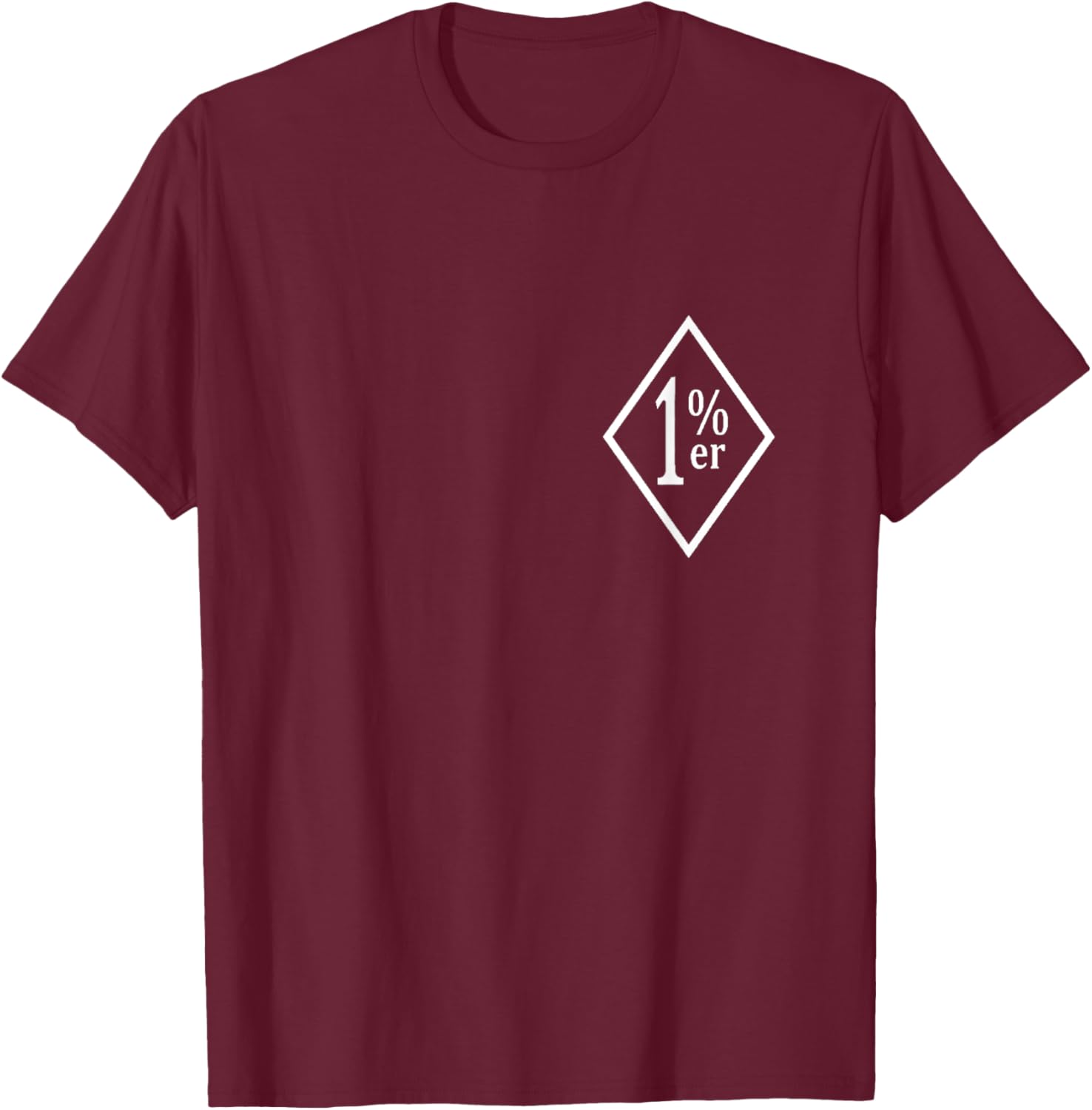 Onepercenter 1% 1% Percenter 1% T-Shirt - T-Shirt | Maroon