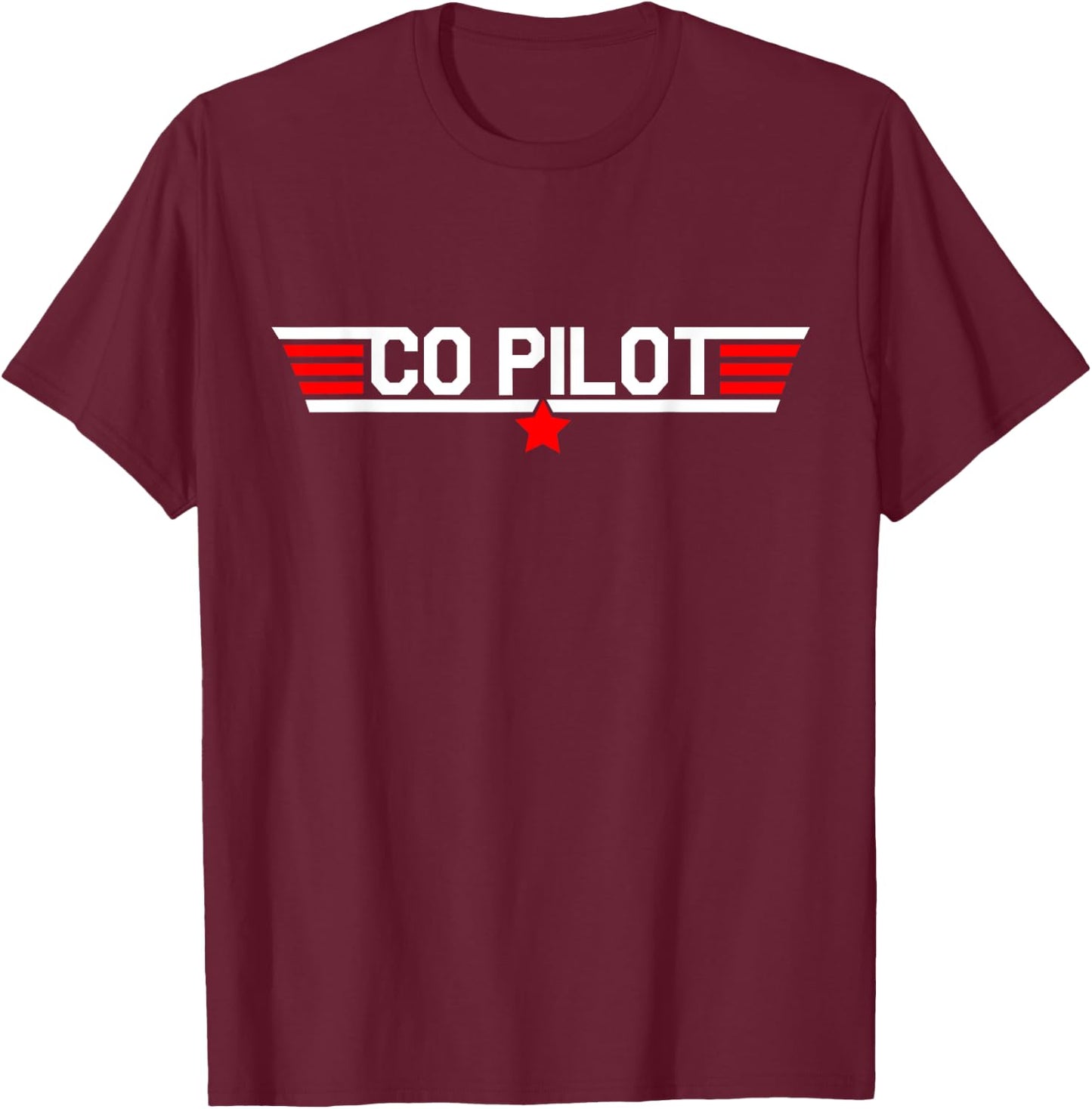 RV Co Pilot Funny Camper Motorhome Camping Matching Gift T-Shirt - T-Shirt | Maroon