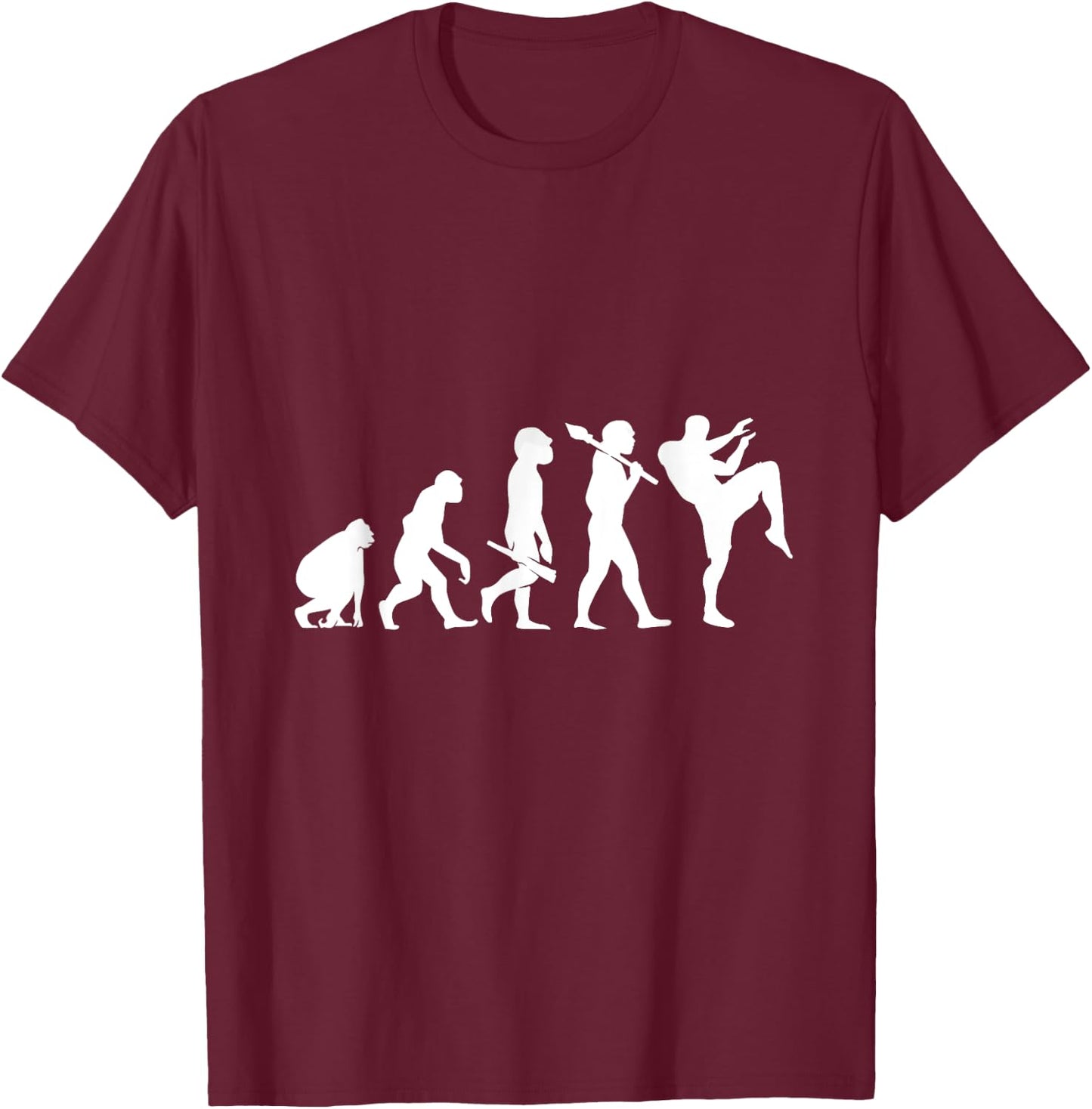 Muay Thai Evolution T-Shirt - T-Shirt | Maroon