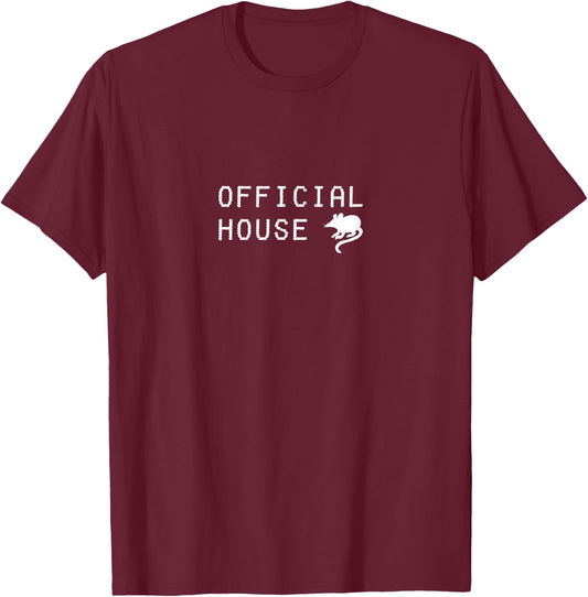 Official House Mouse funny Police Dispatch Office Novelty T-Shirt - T-Shirt | Maroon