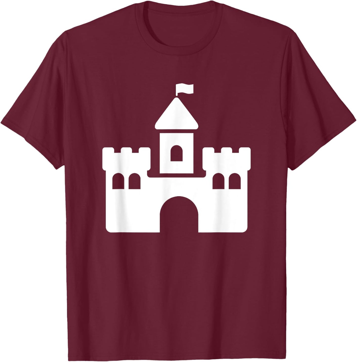 Castle T-Shirt - T-Shirt | Maroon