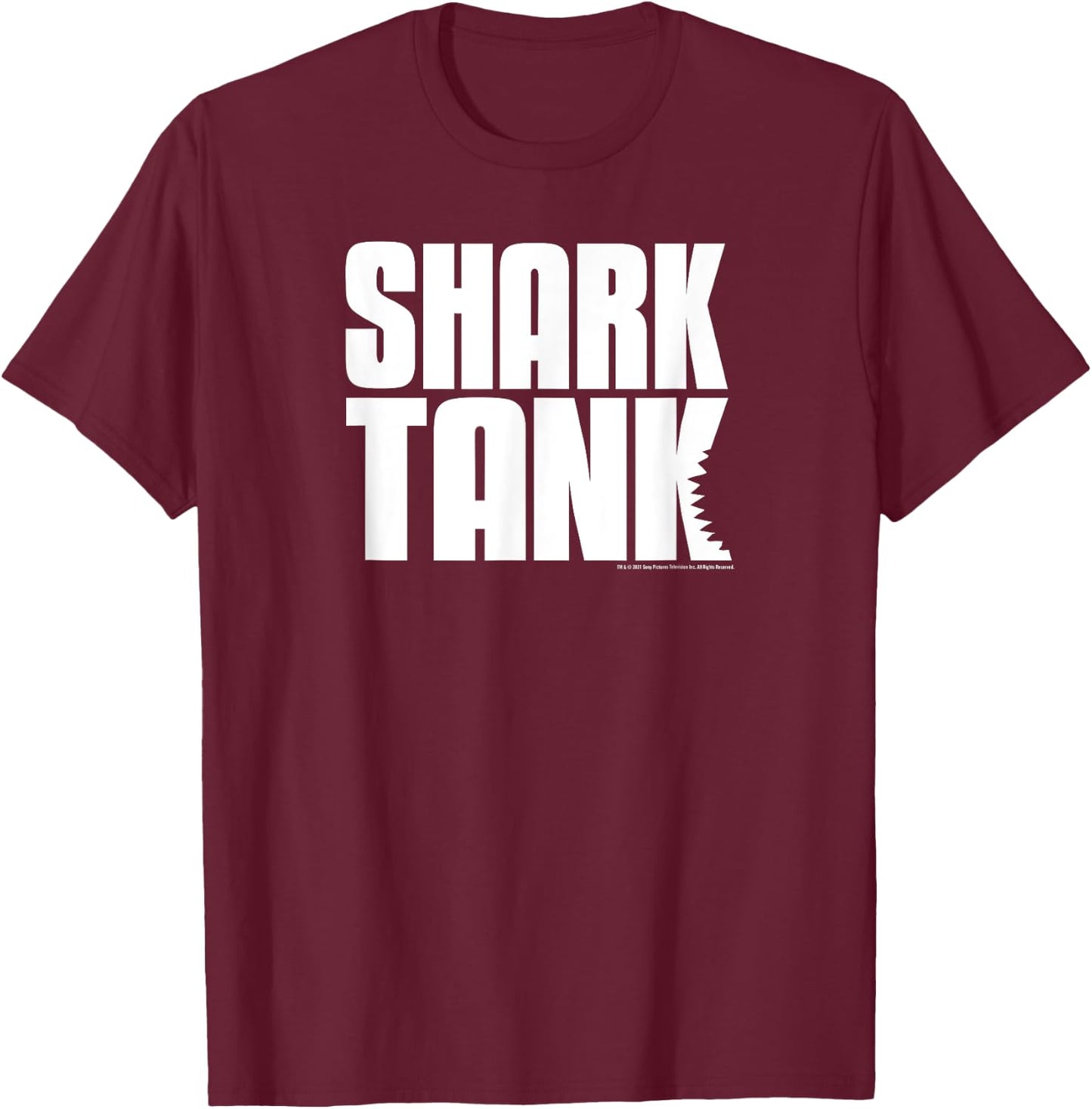 Shark Tank Logo T-Shirt - T-Shirt | Maroon
