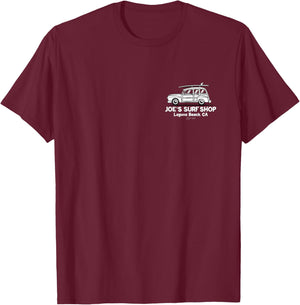 Joe's Surf South County Crusin Logo Graphic T-Shirt - T-Shirt | Maroon