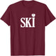 SKI Polish Surnames Ending Polish Eagle Dyngus Day T-Shirt - T-Shirt | Maroon