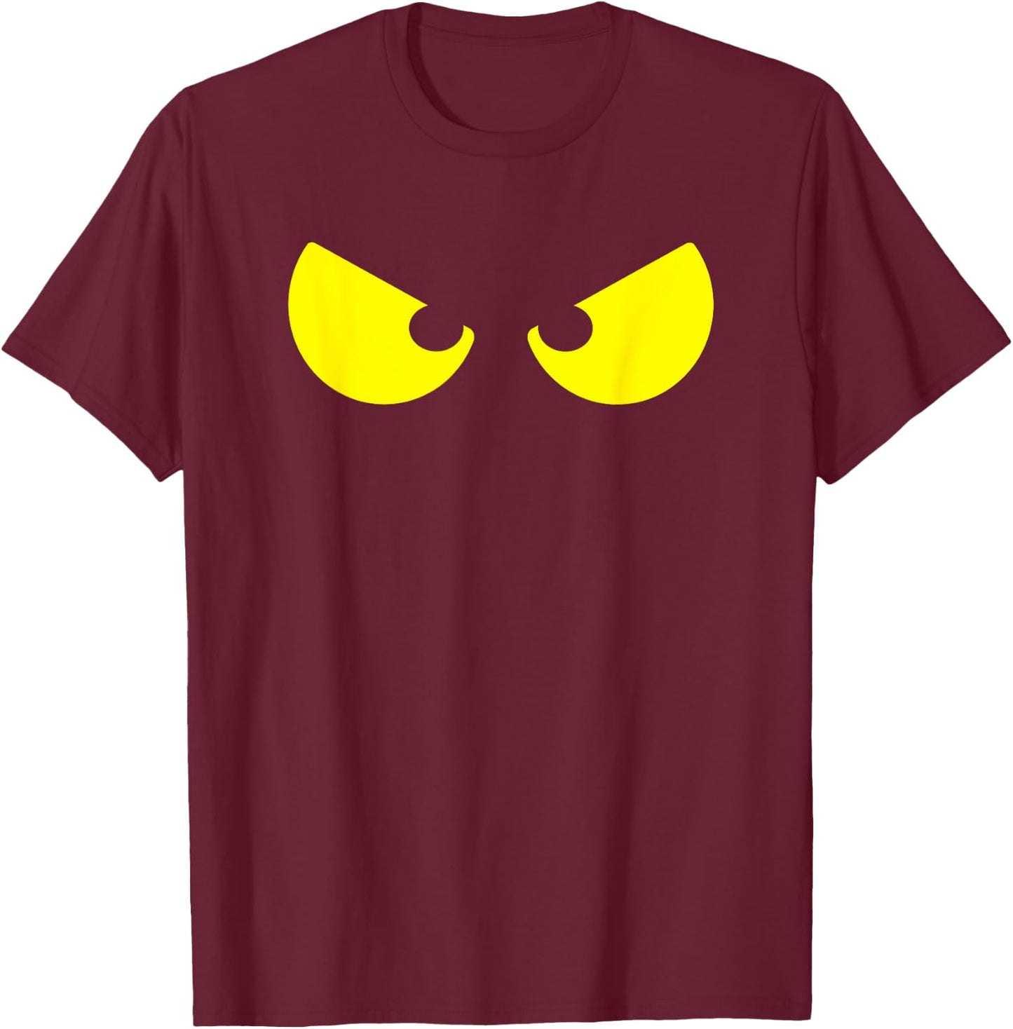 Scary Monster Eyes Funny Googly Eye T-Shirt - T-Shirt | Maroon