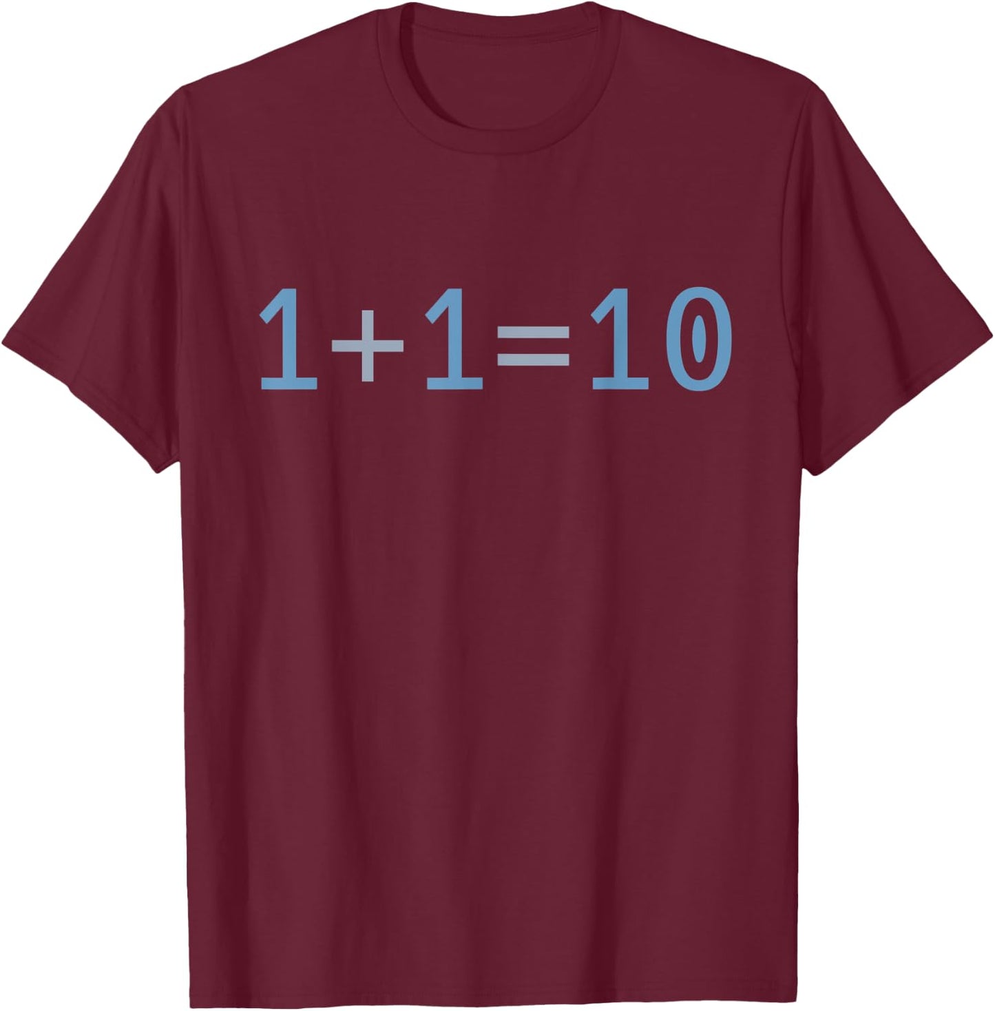Binary Code Funny Programming IT Gift Black T-Shirt - T-Shirt | Maroon