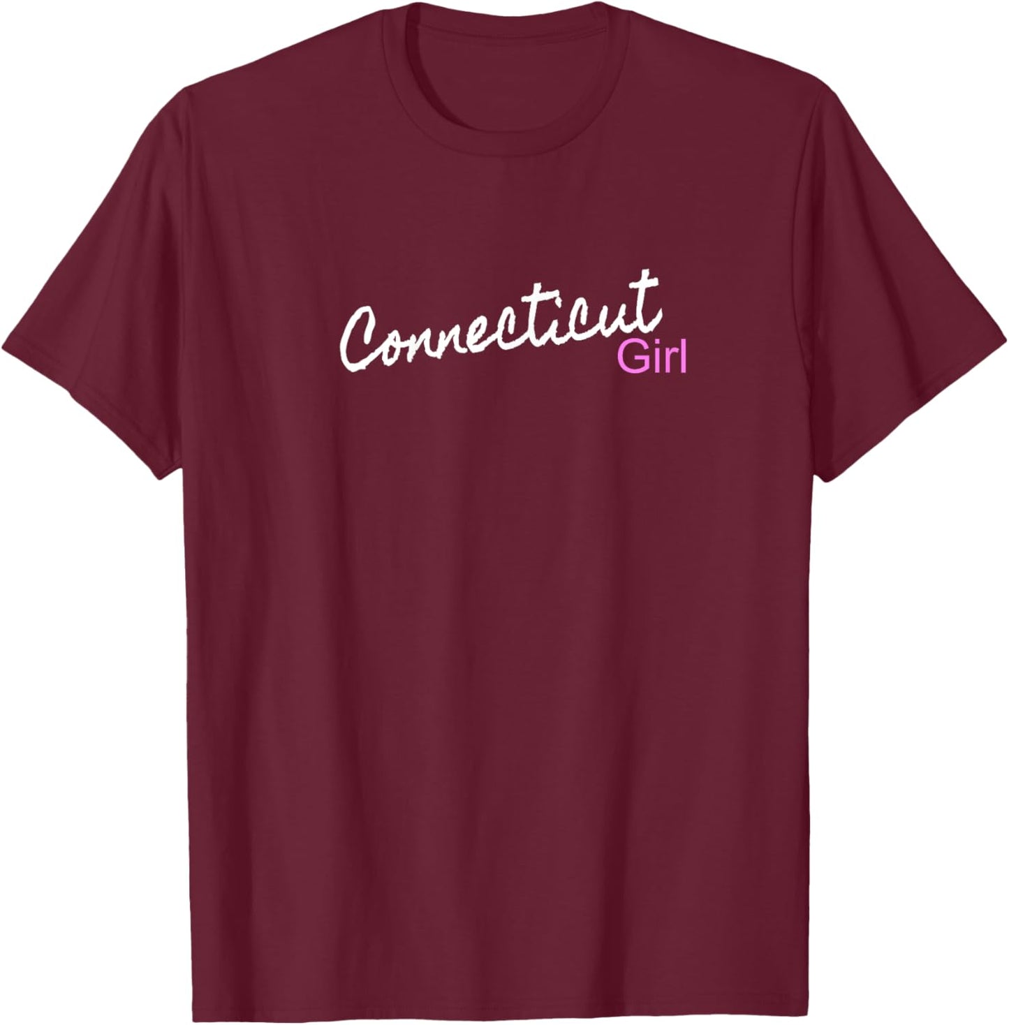 Connecticut Girl Apparel & Kids Connecticut T-Shirt - T-Shirt | Maroon
