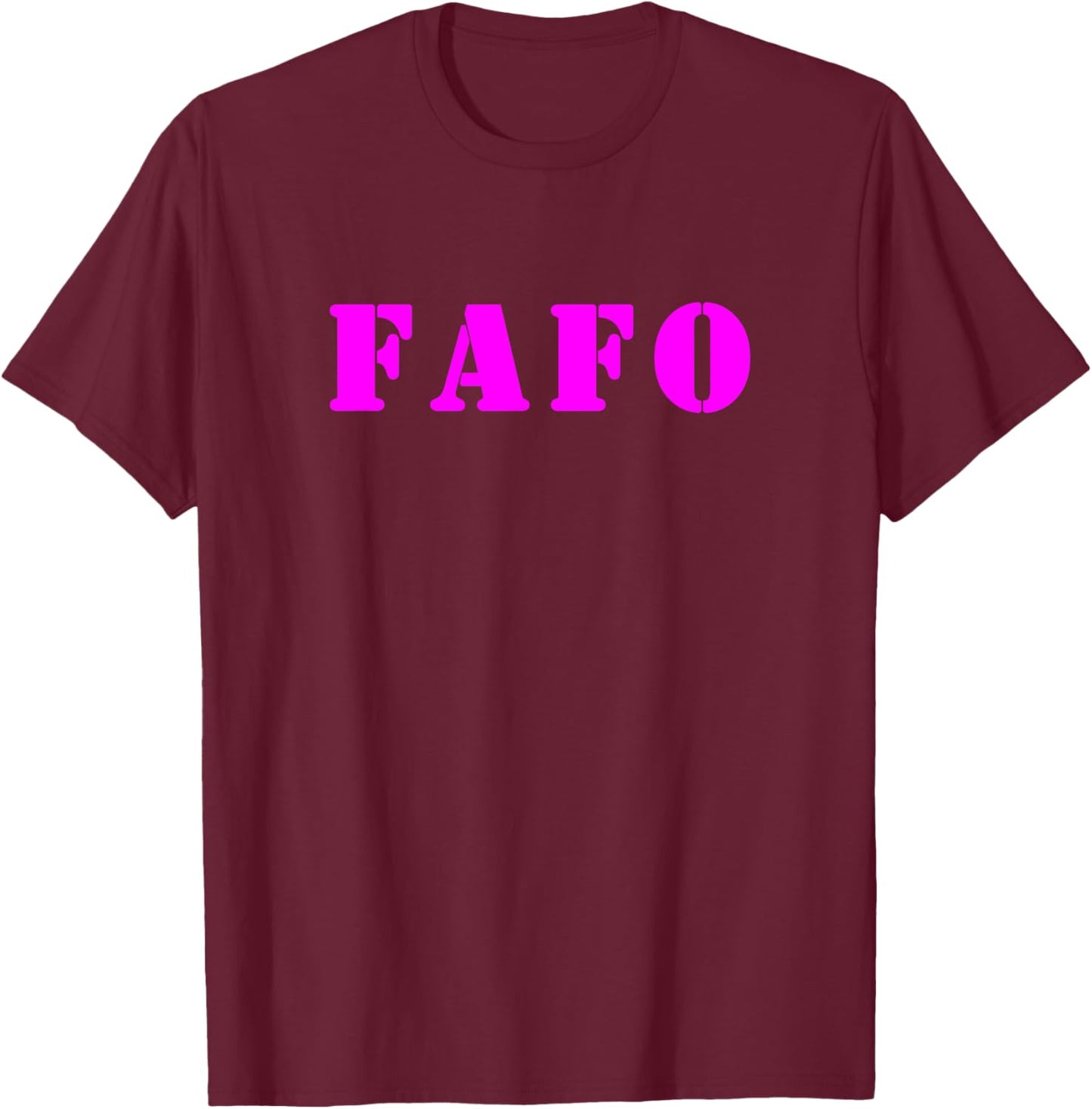 Fafo T-Shirt - T-Shirt | Maroon
