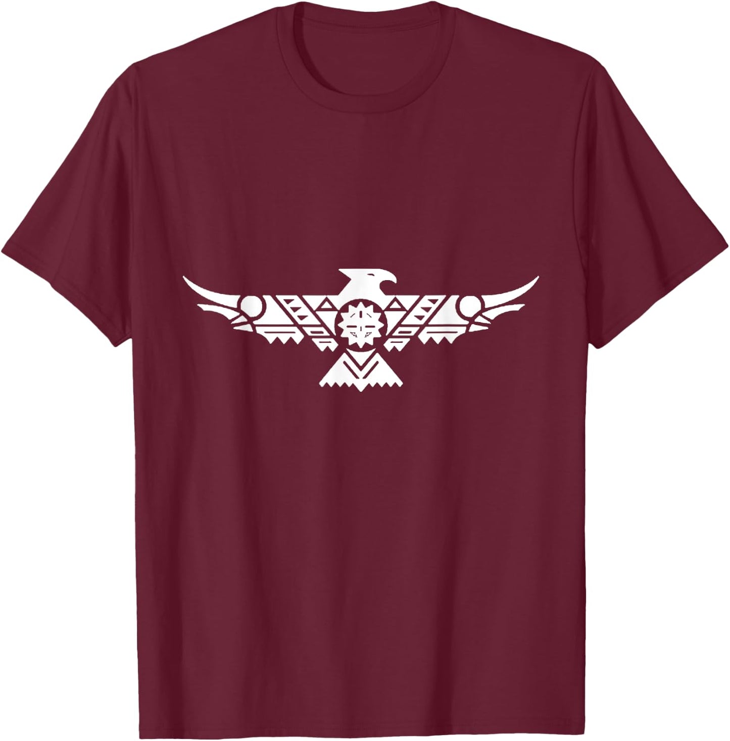 Native American Thunderbird Indigenous Peoples Day T-Shirt - T-Shirt | Maroon