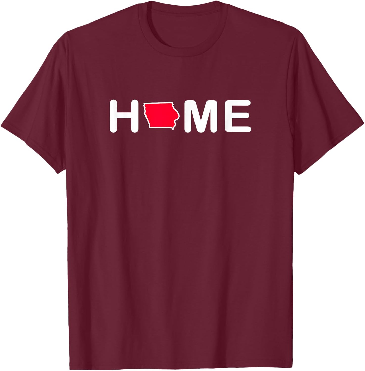 Iowa - Home State - Classic T-Shirt - T-Shirt | Maroon