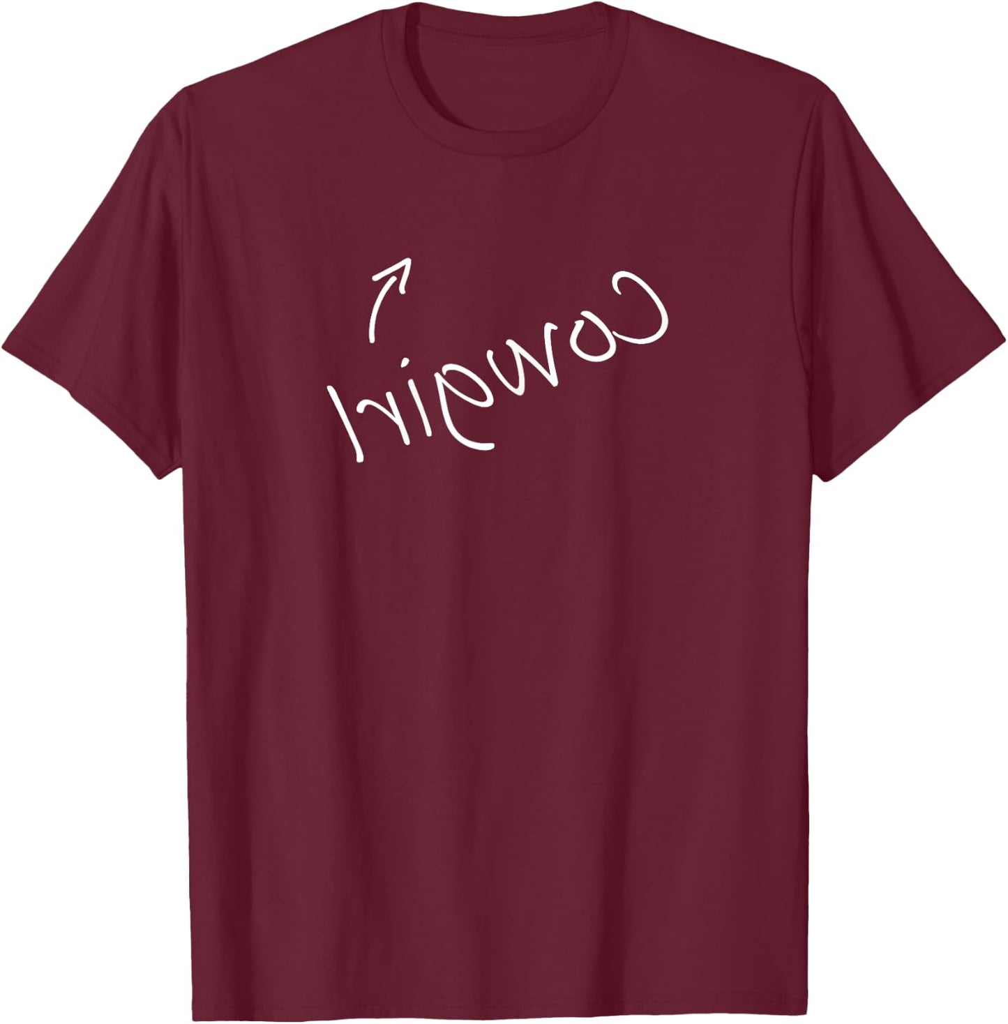 Reverse Cowgirl Funny Adult Humor Halloween Costume T shirt T-Shirt - T-Shirt | Maroon