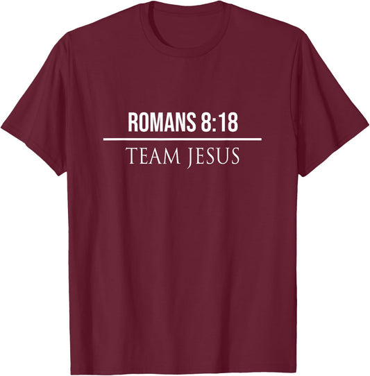 Romans 8:18 Christian Bible Verses Jesus Christ T Gifts T-Shirt - T-Shirt | Maroon
