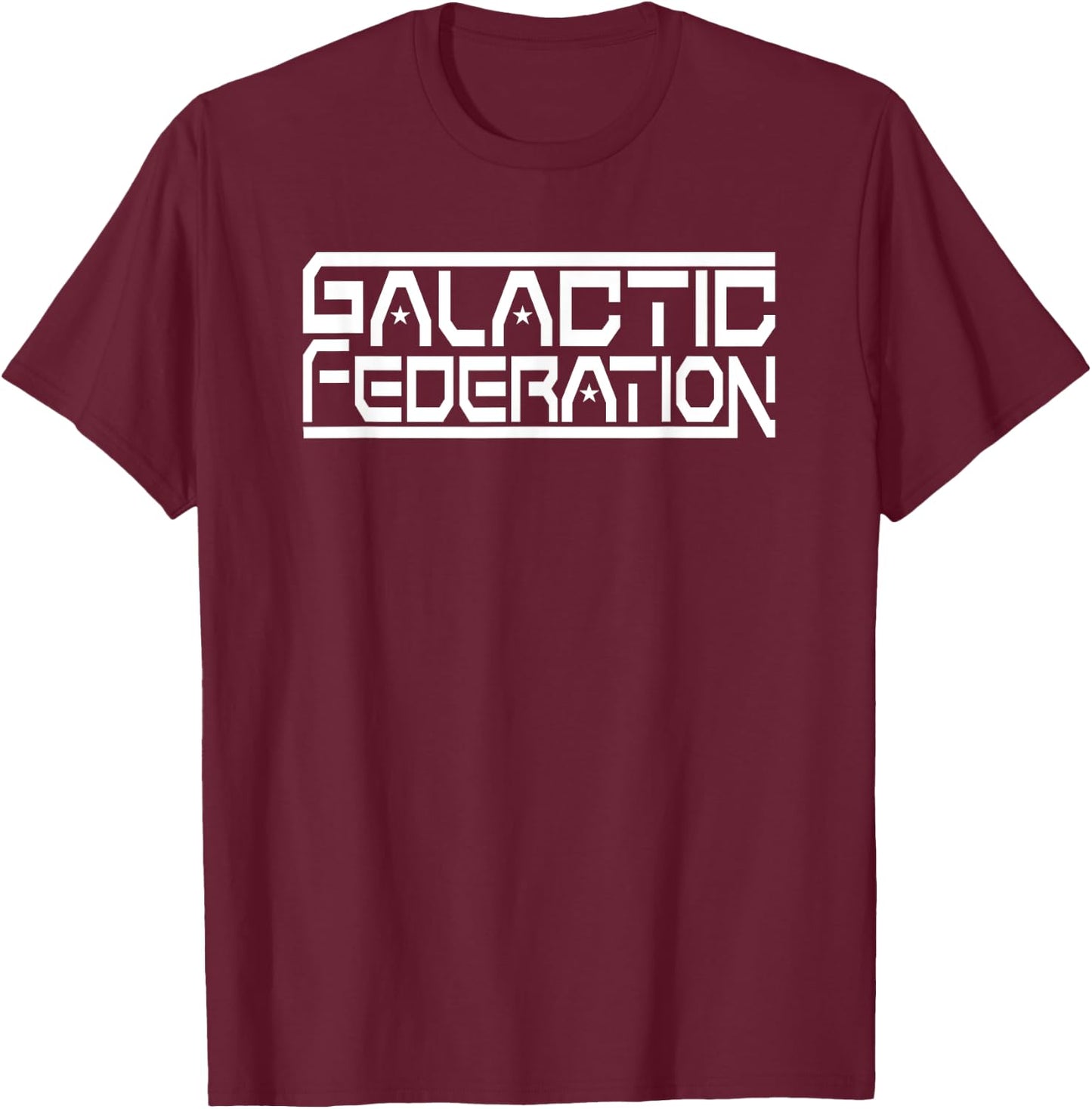 Galactic Federation of Aliens Alien Meme T-Shirt - T-Shirt | Maroon