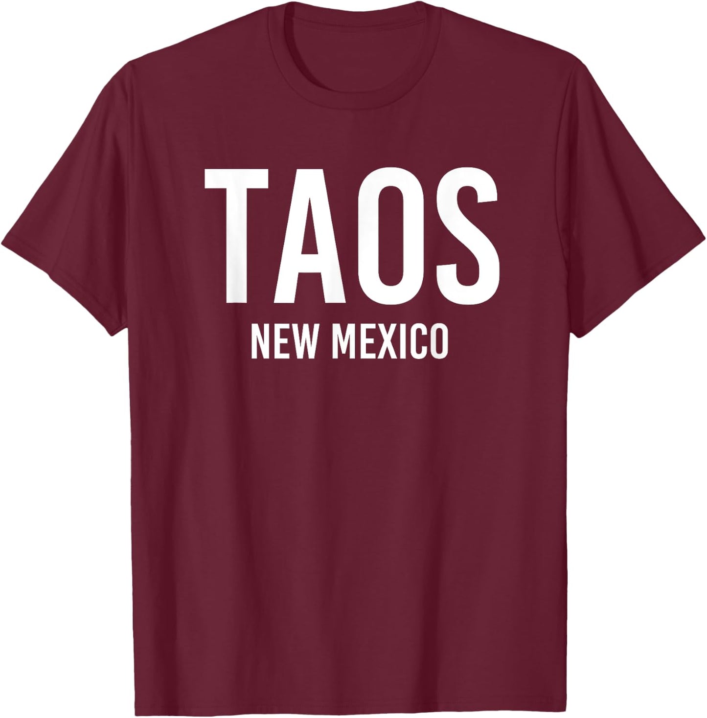 TAOS NEW MEXICO NM USA Patriotic Vintage Sports T-Shirt - T-Shirt | Maroon