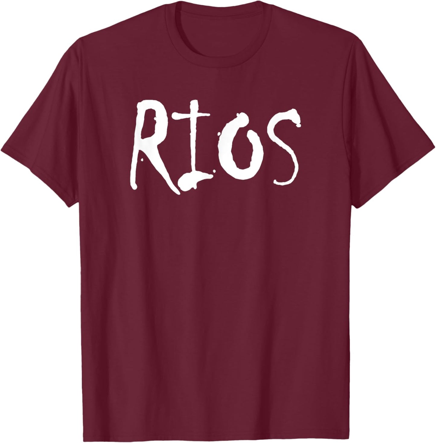 Rios Last Name American Hispanic Mexican Spanish Family T-Shirt - T-Shirt | Maroon