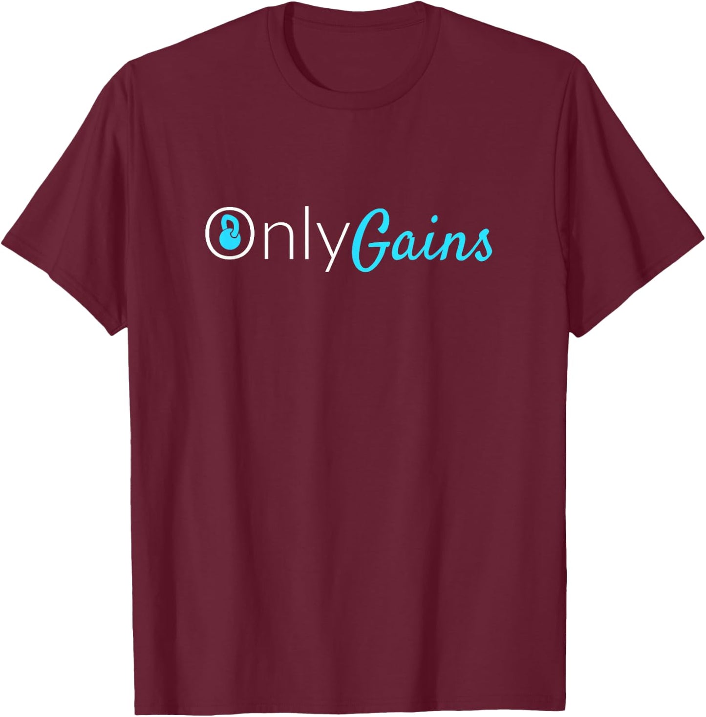 Only Gains OnlyGains T-Shirt - T-Shirt | Maroon