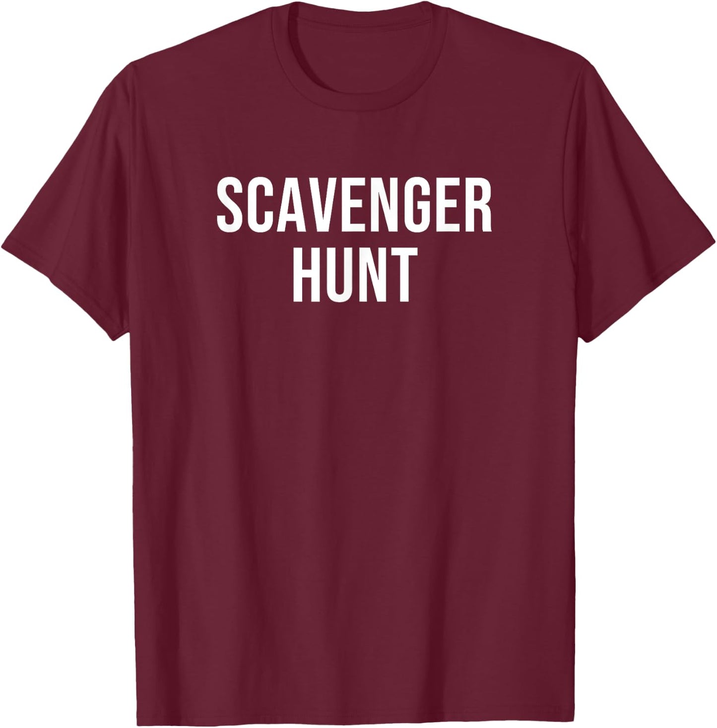 Scavenger Hunt T-Shirt - T-Shirt | Maroon