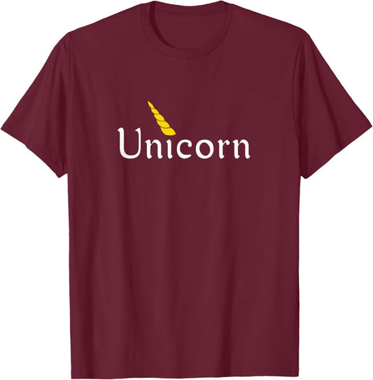 Unicorn - You're unique and wonderful... You're a unicorn T-Shirt - T-Shirt | Maroon