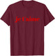 Je t'aime I Love you T Shirt Women Chic Fashion Stylish T-Shirt - T-Shirt | Maroon