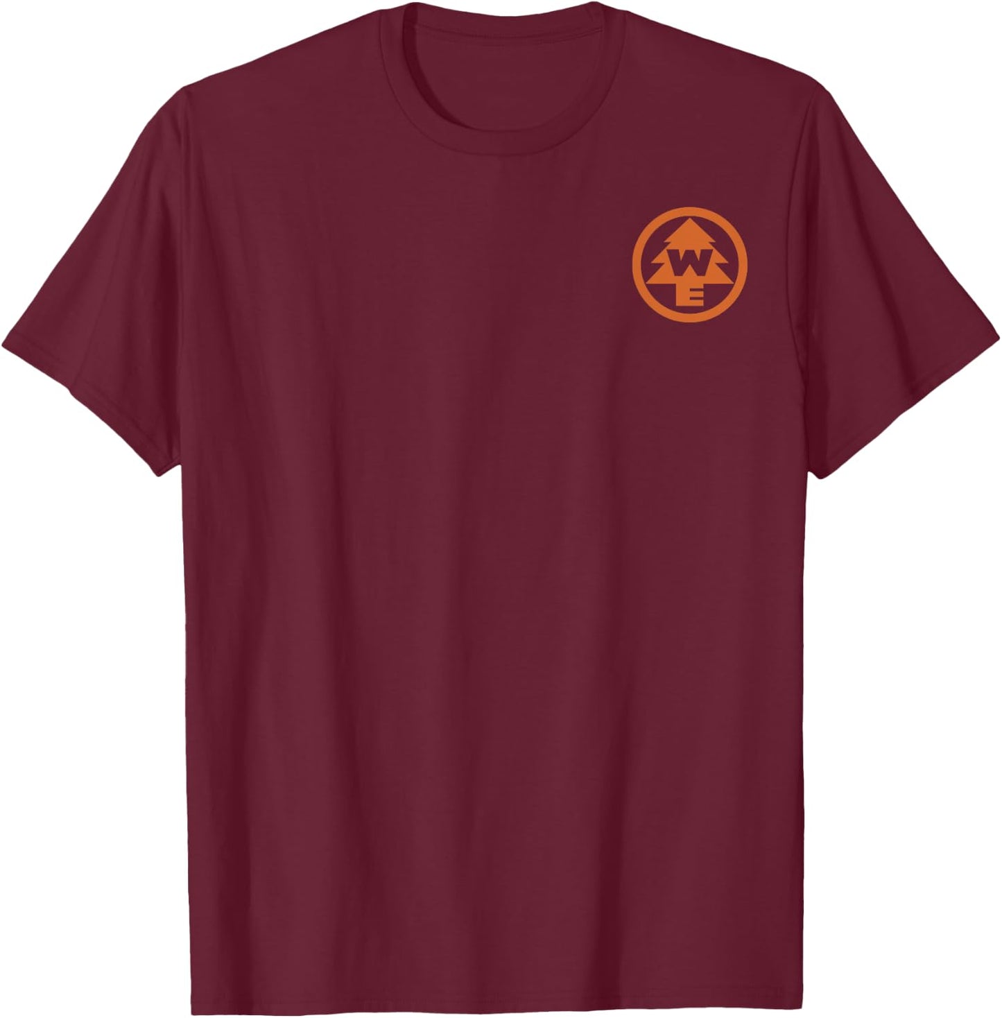 Disney Pixar Up Wilderness Explorer Icon Badges Front & Back T-Shirt - T-Shirt | Maroon