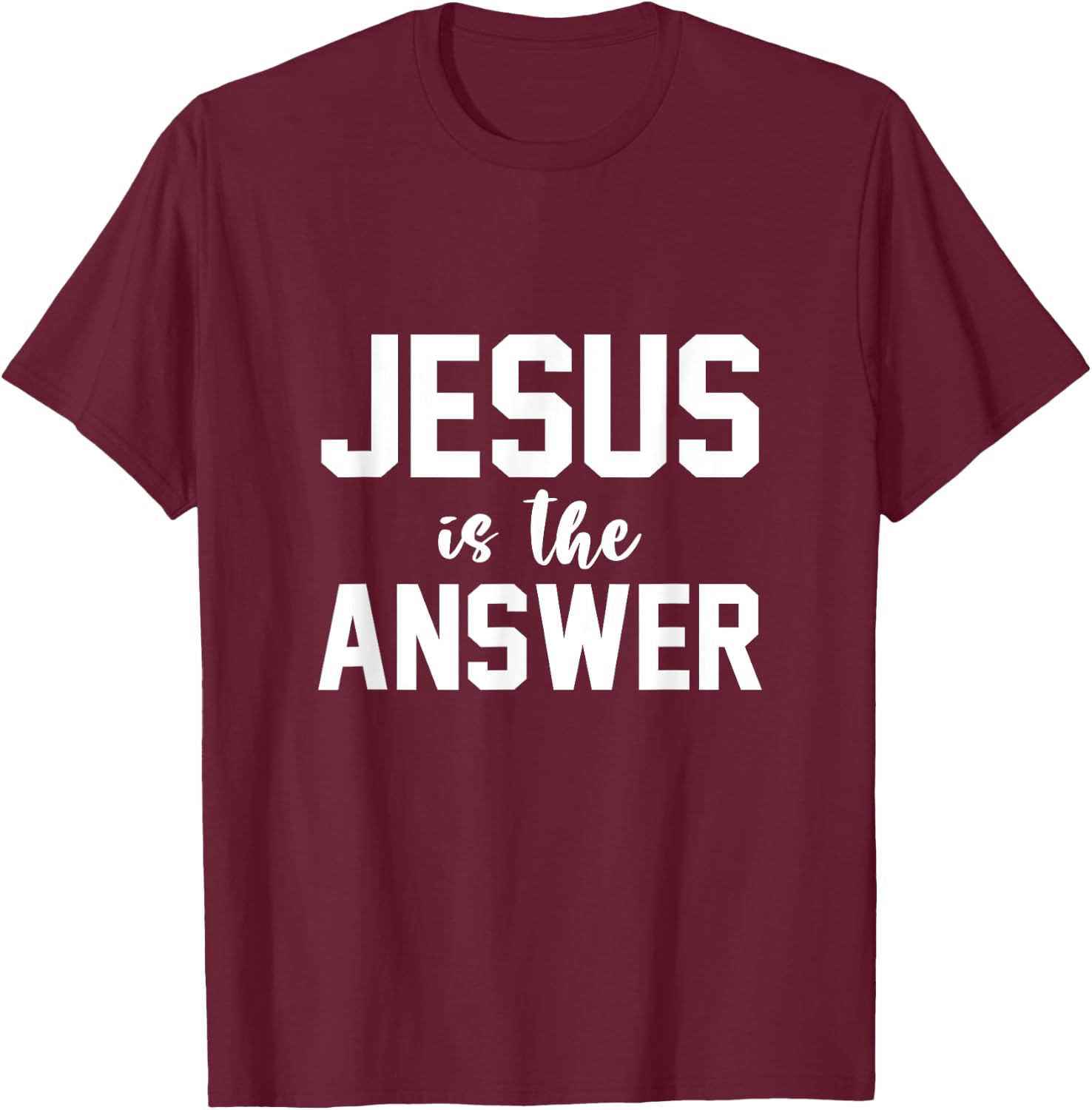 Faith Christ Devotee Gift Christianity Jesus T-Shirt - T-Shirt | Maroon