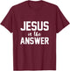 Faith Christ Devotee Gift Christianity Jesus T-Shirt - T-Shirt | Maroon