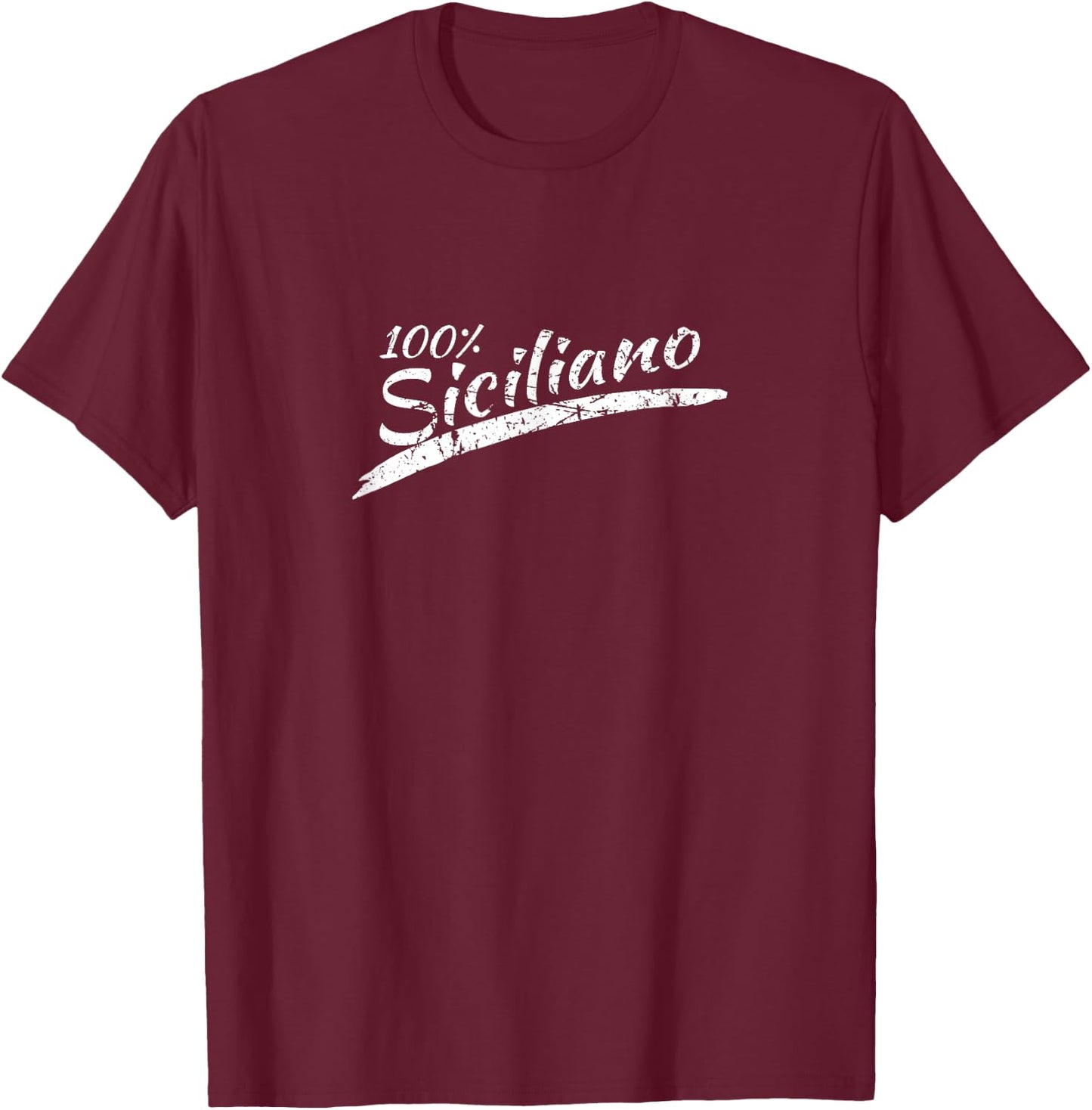 Sicilia Sicilian Sicily Italy Italian Siciliano T-Shirt - T-Shirt | Maroon