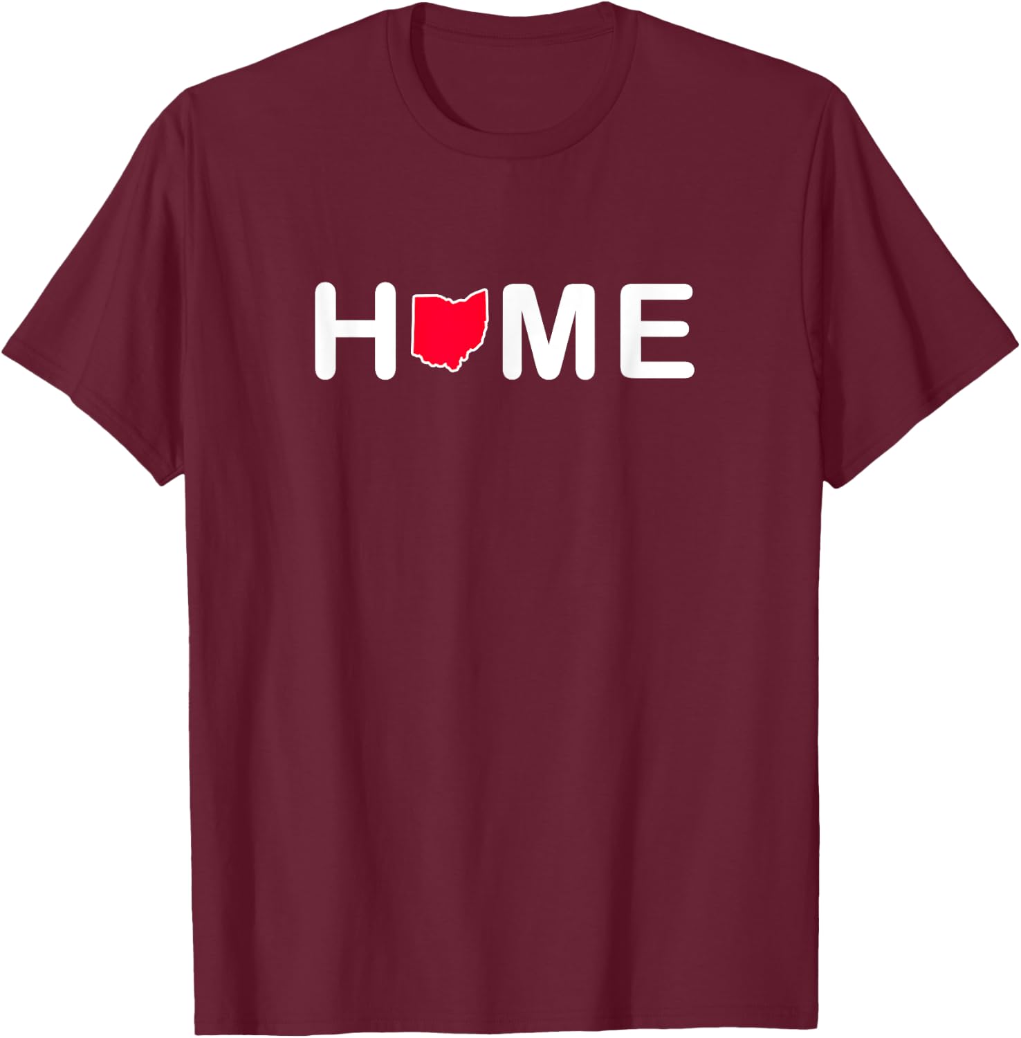 OHIO - Home State - Classic T-Shirt - T-Shirt | Maroon