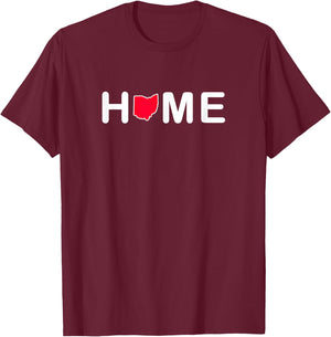 OHIO - Home State - Classic T-Shirt - T-Shirt | Maroon