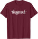 Bleghssed Funny Heavy Metal Blegh T-Shirt - T-Shirt | Maroon