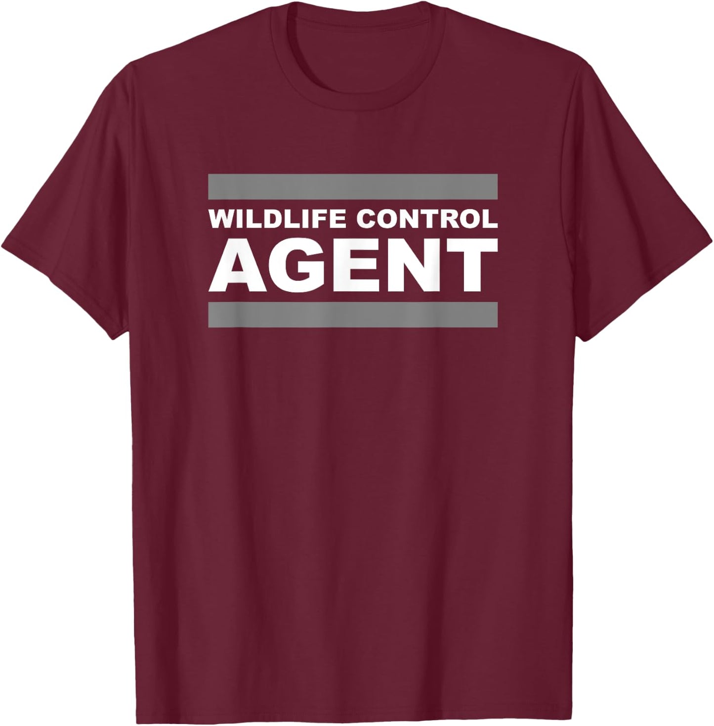 Wildlife Control Agent T-Shirt - T-Shirt | Maroon