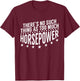 There'S No Such Thing As Too Much Horsepower Mechanic T-Shirt - T-Shirt | Maroon