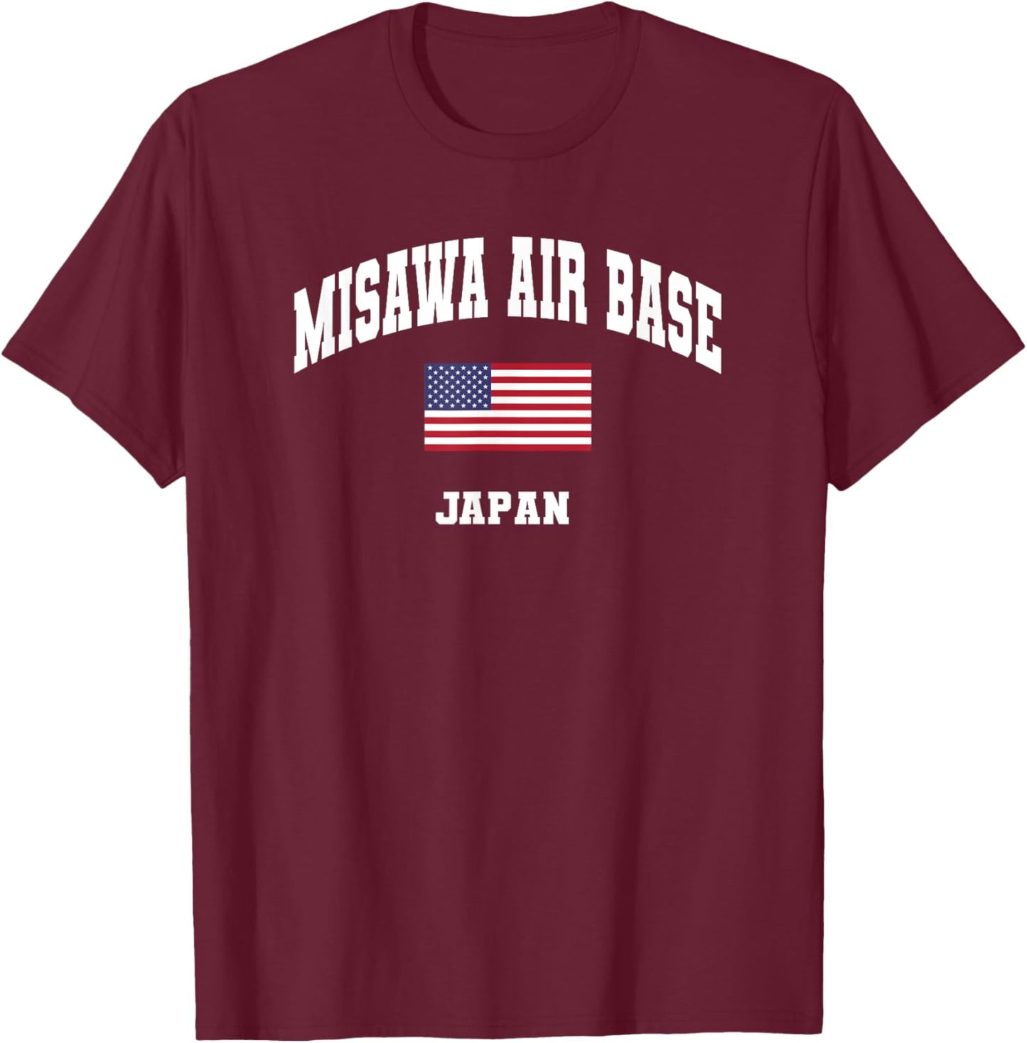 Misawa Air Base T-Shirt - T-Shirt | Maroon