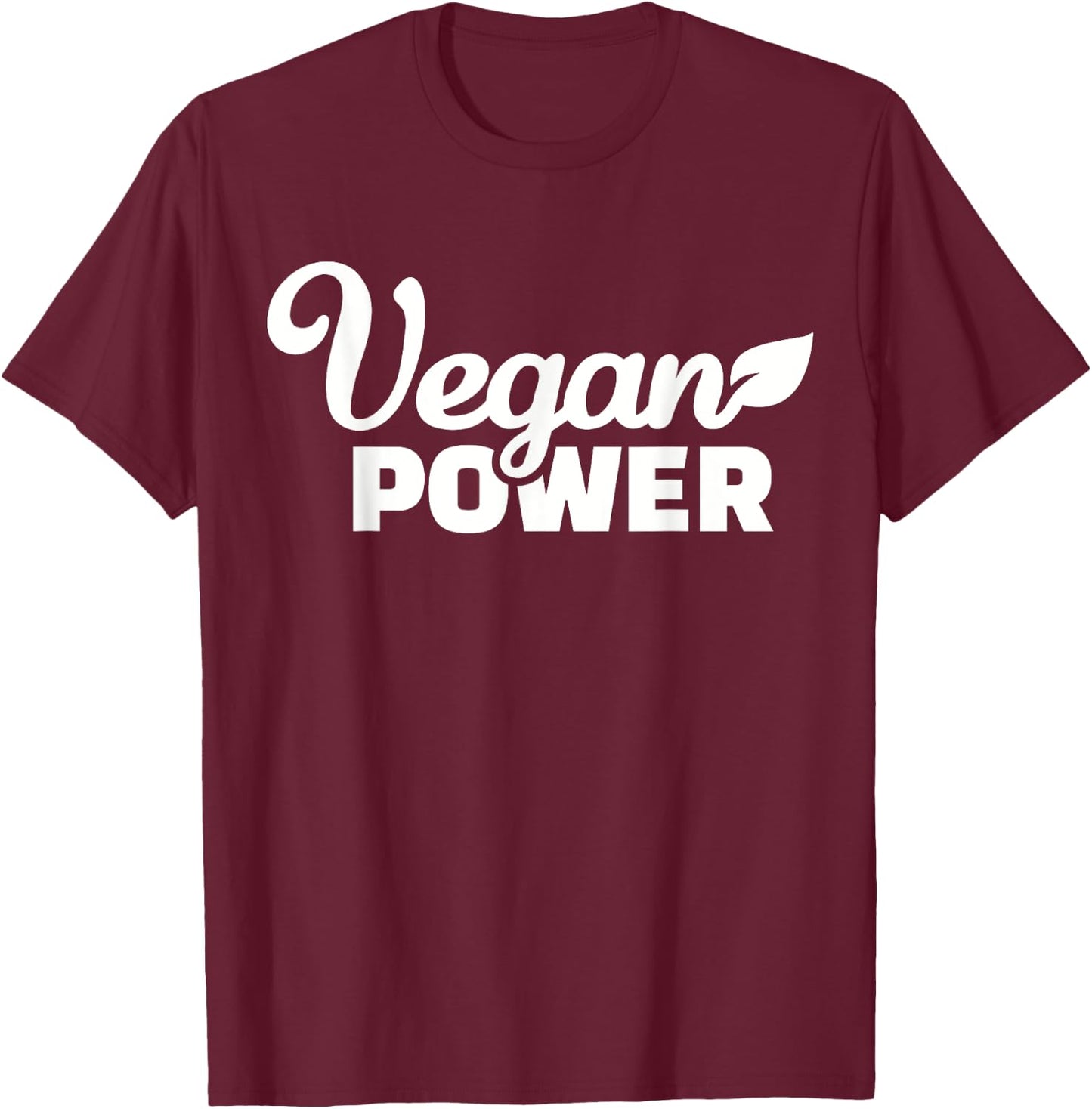 Vegan Power T-Shirt - T-Shirt | Maroon