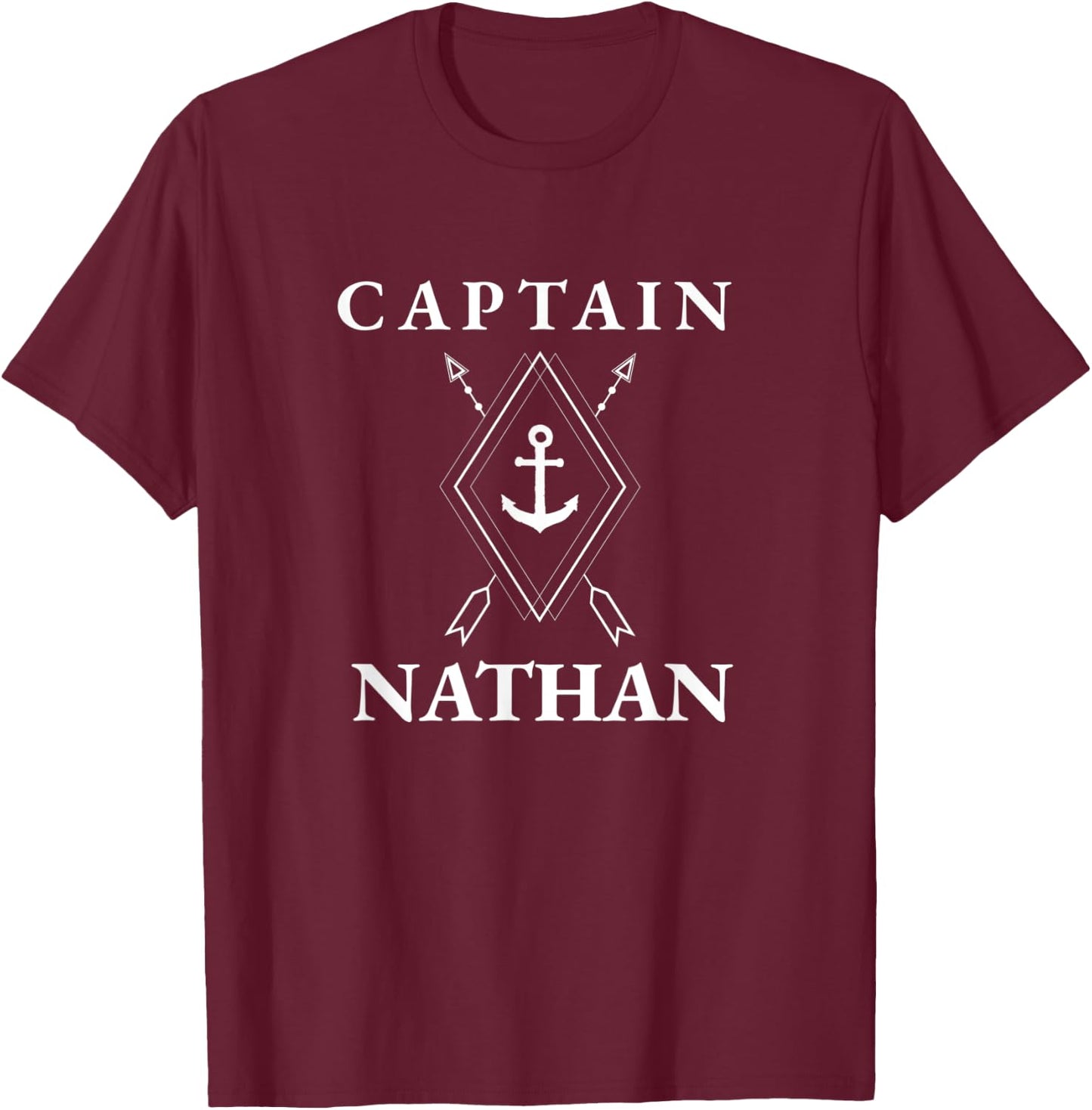 Captain Nathan T-Shirt - T-Shirt | Maroon