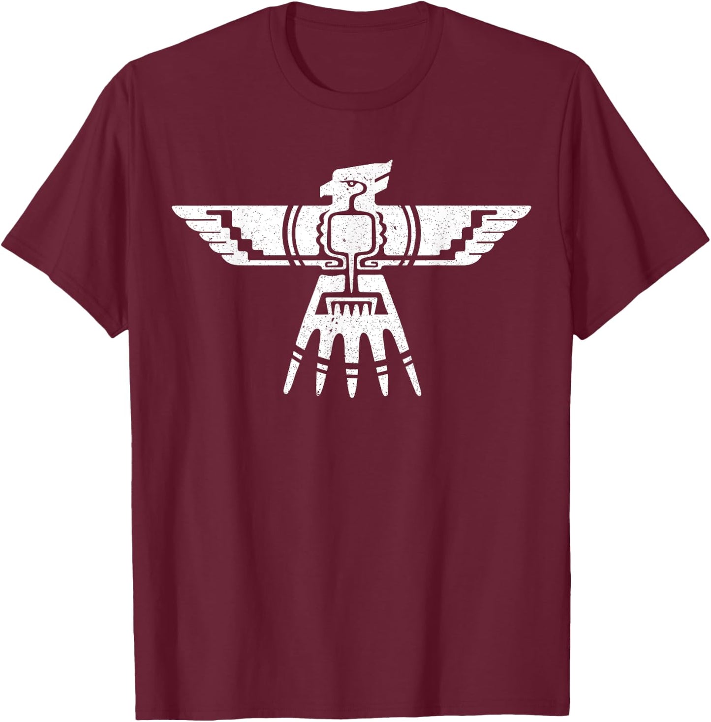 Native American Thunderbird Funny Tribal Art Gift Men Women T-Shirt - T-Shirt | Maroon
