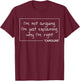CAROLINE Quote Personalized Name Funny Birthday Gift T-Shirt - T-Shirt | Maroon