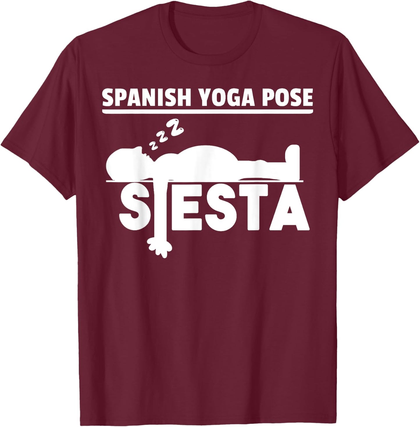 Funny Yoga Gift T-Shirt - T-Shirt | Maroon