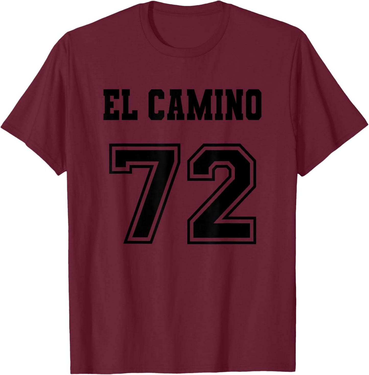 Jersey Style El Camino 72 1972 T-Shirt - T-Shirt | Maroon