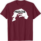 Parkouring Jumping Running Flipping Backwards T-Shirt - T-Shirt | Maroon