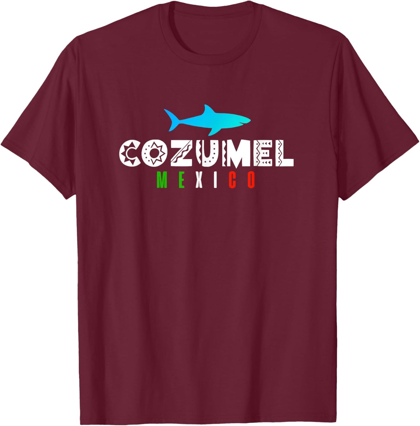 Cozumel Mexico Vacation Souvenir Gift T-Shirt - T-Shirt | Maroon