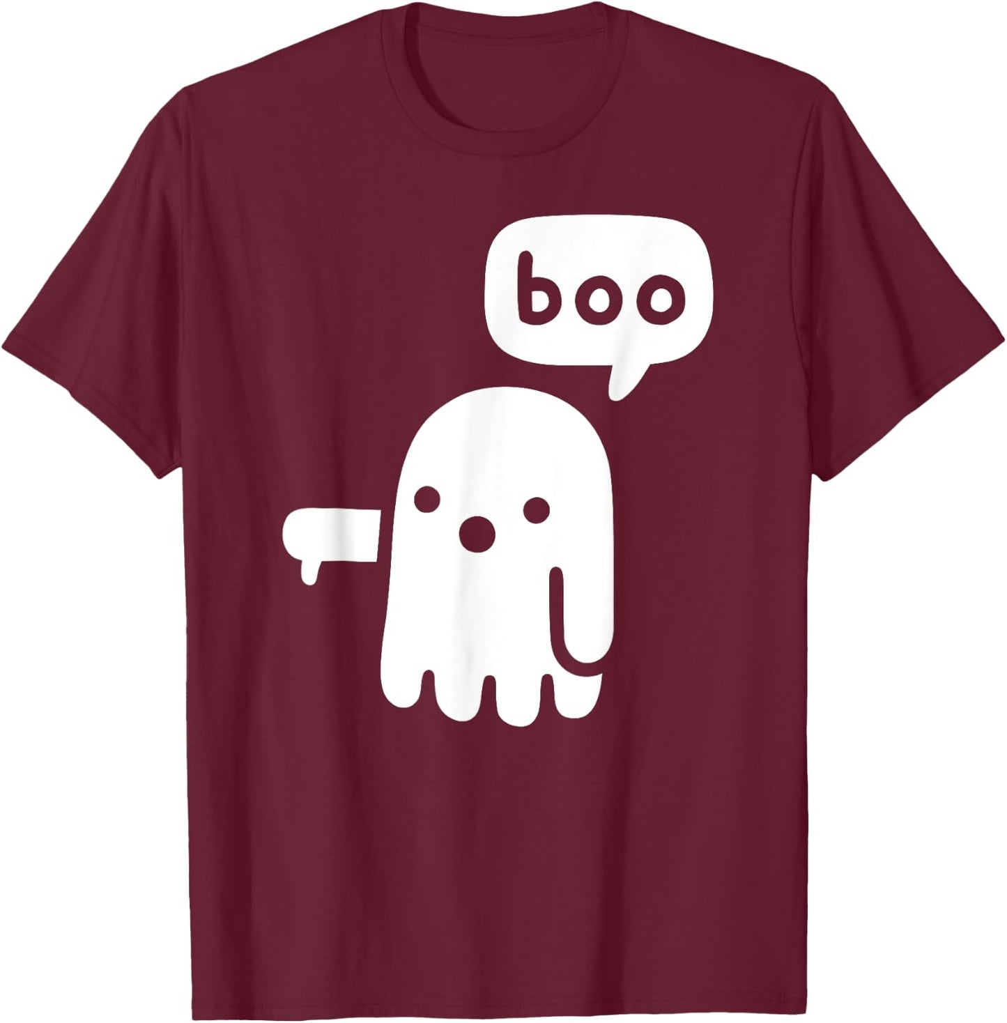 Ghost of Disapproval T-Shirt - T-Shirt | Maroon