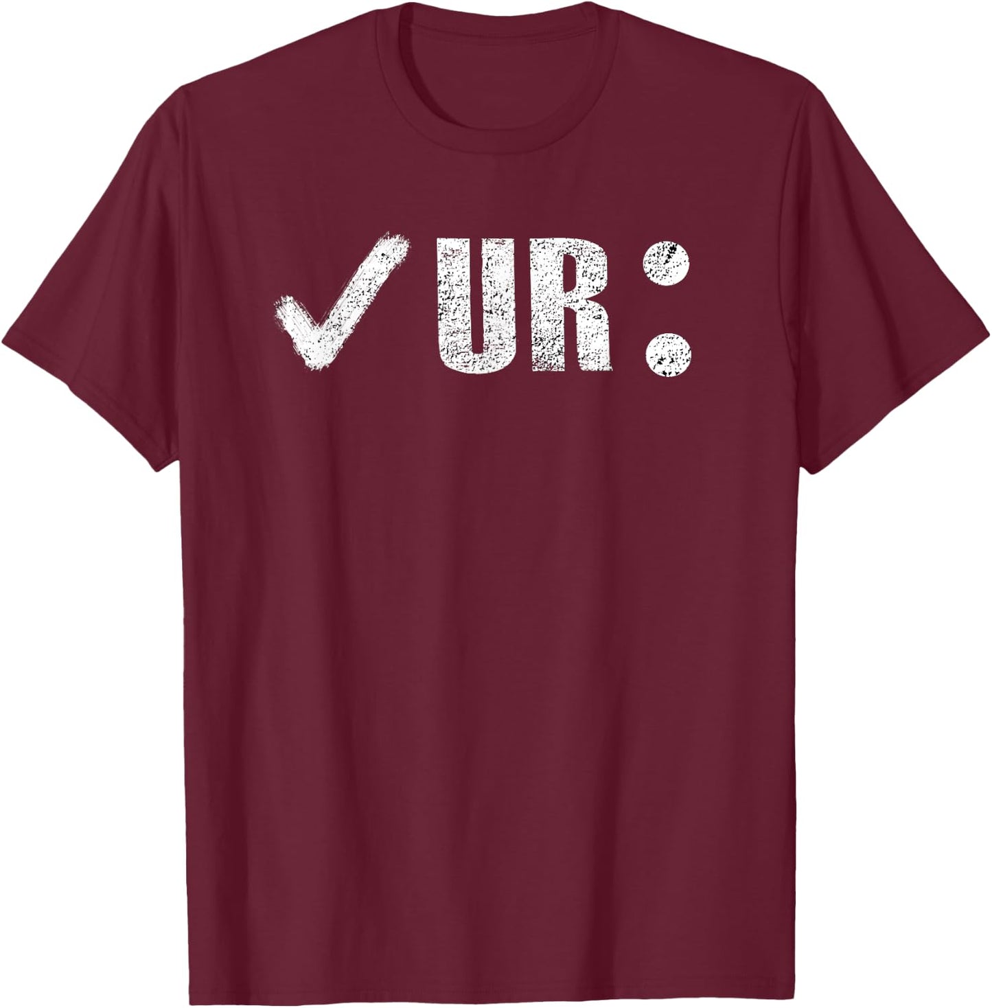 Check Ur Colon Cancer Colonoscopy Colorectal Blue T-Shirt - T-Shirt | Maroon